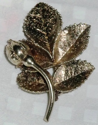 M354M Fantastic FlorA Danica 1960s brooch signed Eggert Denmark